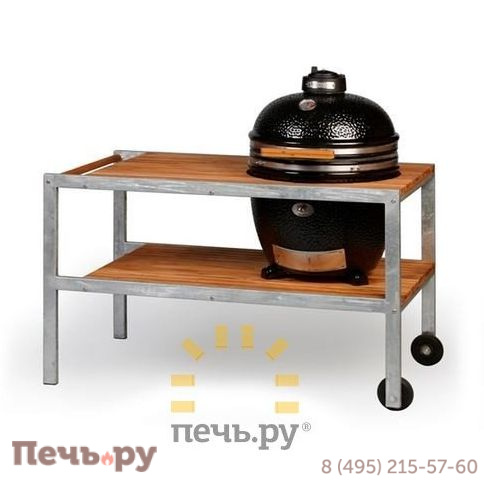 Керамический гриль Monolith Classic большой S, R со столом фото 3