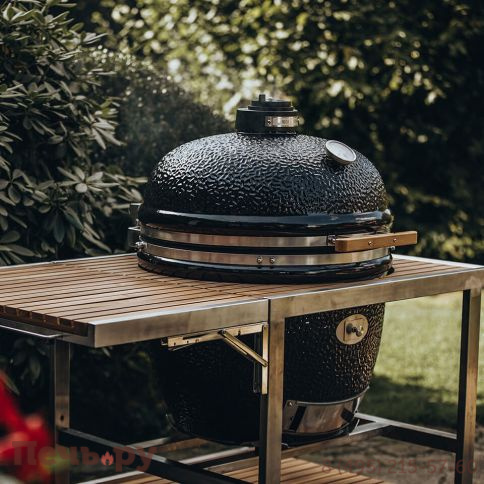 Керамический гриль Monolith Classic Pro Series 2.0 Black без ножек фото 5