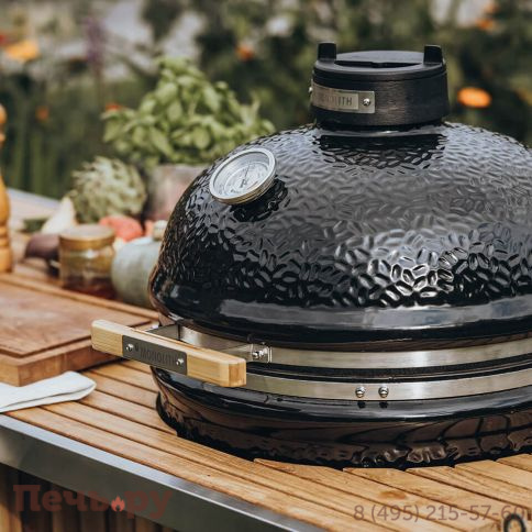 Керамический гриль Monolith Classic Pro Series 2.0 Black без ножек фото 6