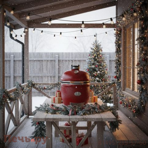 Керамический гриль Monolith Classic Pro Series 2.0 Red без ножек фото 2