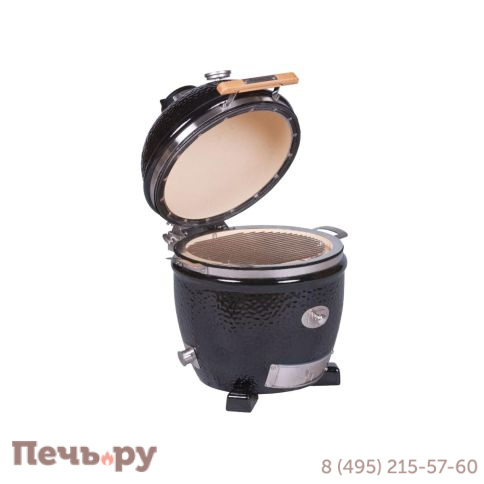 Керамический гриль Monolith Junior Pro Series 2.0 Black без ножек фото 10