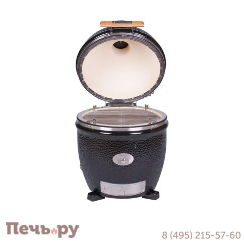 Керамический гриль Monolith Lechef Pro Series 2.0 Black без боковых столиков и подставки фото 5