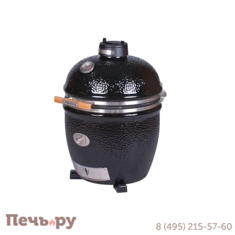 Керамический гриль Monolith Lechef Pro Series 2.0 Black без боковых столиков и подставки фото 8