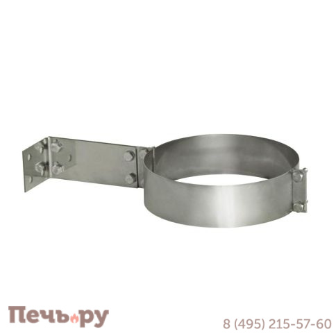 Хомут с креплением к стене Дымок 0,5 мм фото