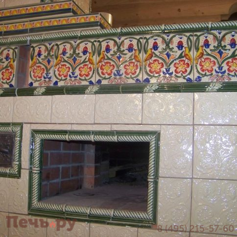 Кирпичная печь с кафелем и лежанкой, арт. 246747 фото 9