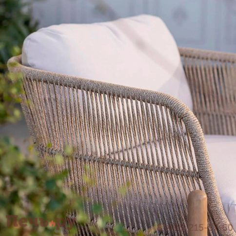 Комплект деревянной плетеной мебели Tagliamento Talara TAG/TALARA/LOUNGE2 фото 5