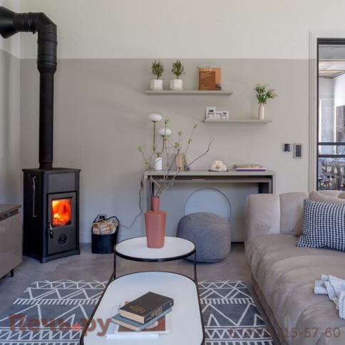 Комплект дымохода Schiedel Permeter, нержсталь, черный,  проход через стену, задний выход + изоляционные материалы фото 34