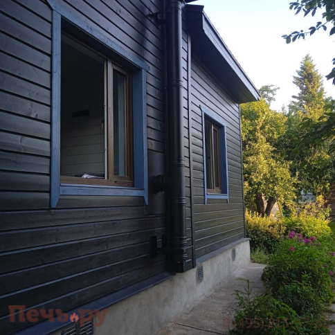 Комплект дымохода Schiedel Permeter, нержсталь, черный,  проход через стену, задний выход + изоляционные материалы фото 43