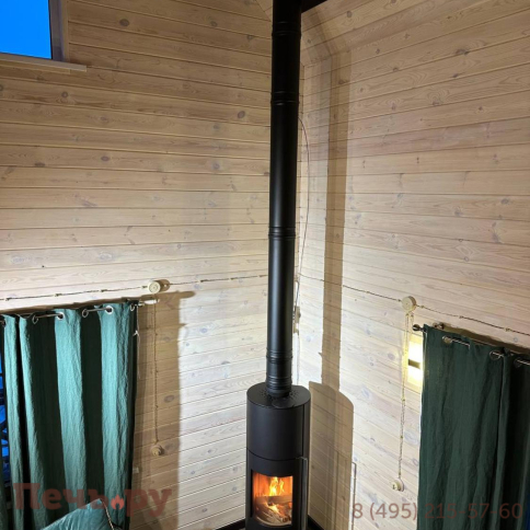 Комплект дымохода Schiedel Permeter Ultra, нержсталь, черный, проход через крышу, верхний выход + изоляционные материалы фото 26