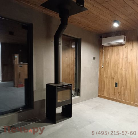 Комплект Феррум BlackSide, нержсталь, черный, проход через крышу, верхний выход фото 16