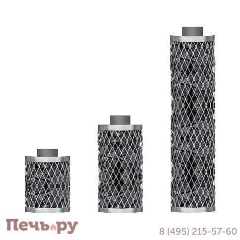 Комплект IKI Plus (cетка высотой 50 см + прямая дымовая труба 55 см) фото