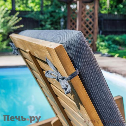 Комплект из 2-х шезлонгов Royal Family PAOLO из акации и столика LUCIO фото 7