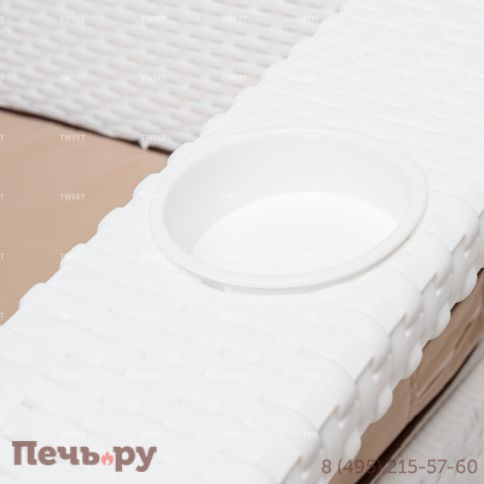 Комплект кресел TWEET Double Seat, цвет: белый фото 5