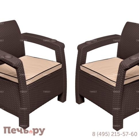 Комплект кресел TWEET Double Seat, цвет: венге фото