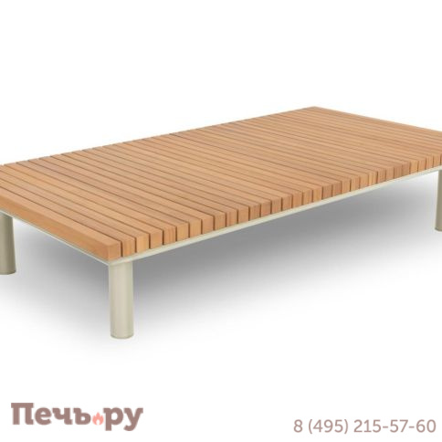 Комплект лаунж мебели Brafritid Goteborg, бежевый/натуральный, алюминий/тик фото 13