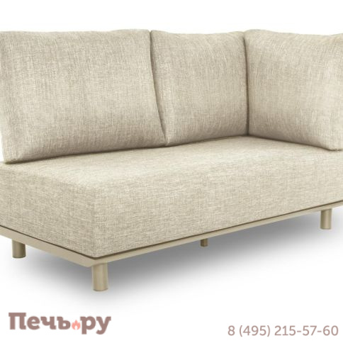 Комплект лаунж мебели Brafritid Goteborg, бежевый/натуральный, алюминий/тик фото 8