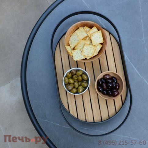 Комплект лаунж мебели Brafritid Gotland, антрацит/серый, алюминий/тик фото 9