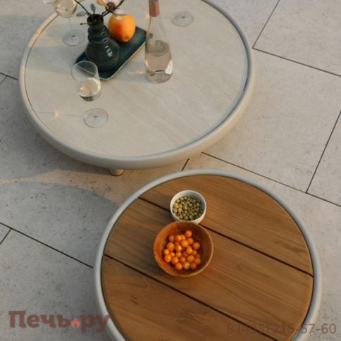 Комплект лаунж мебели Brafritid Gotland, бежевый, алюминий/тик фото 12