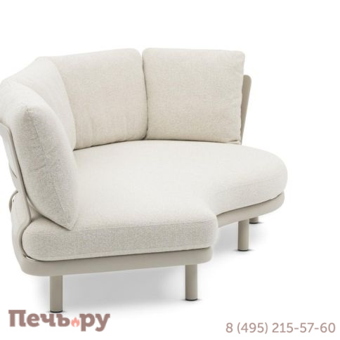 Комплект лаунж мебели Brafritid Gotland, бежевый, алюминий/тик фото 17