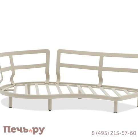 Комплект лаунж мебели Brafritid Gotland, бежевый, алюминий/тик фото 18