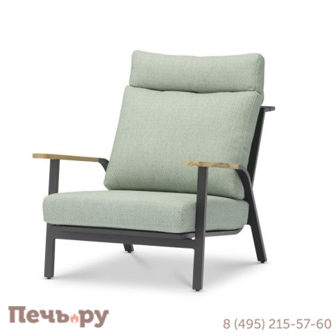 Комплект лаунж мебели Brafritid Malmo 1 с 2-х местным диваном, антрацит/зелёный, алюминий фото 4