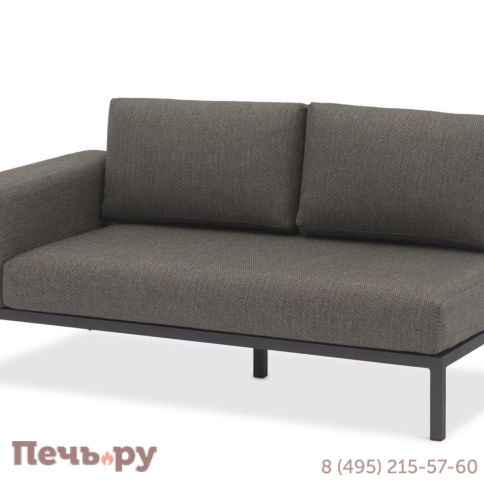 Комплект лаунж мебели Brafritid Stockholm 2 антрацит/серый, алюминий фото 2