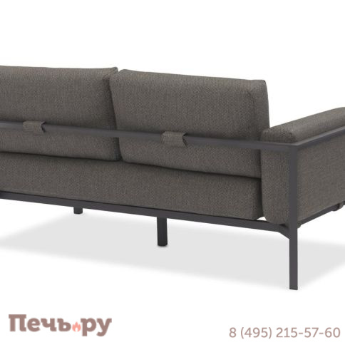 Комплект лаунж мебели Brafritid Stockholm 2 антрацит/серый, алюминий фото 3