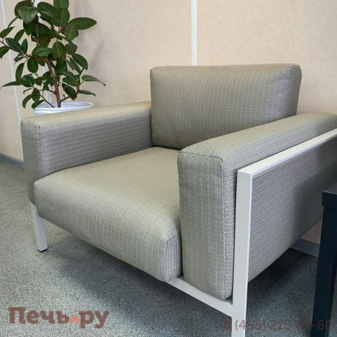 Комплект лаунж мебели Brafritid Stockholm 2 бежевый/коричневый, алюминий фото 3