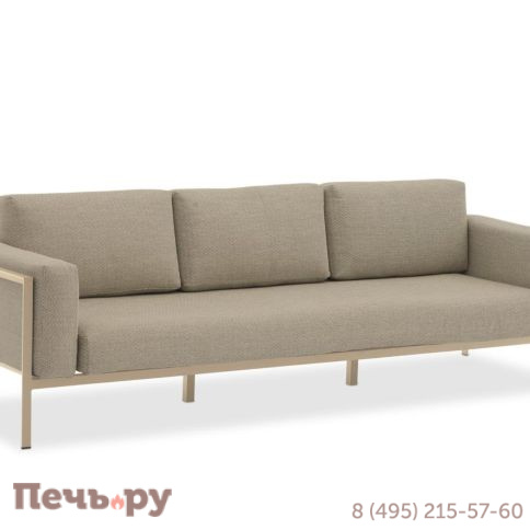 Комплект лаунж мебели Brafritid Stockholm 2 бежевый/коричневый, алюминий фото 5