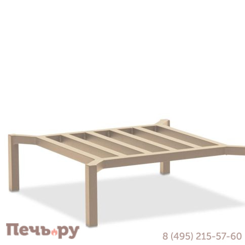 Комплект лаунж мебели Brafritid Stockholm 6 бежевый/коричневый, алюминий фото 6