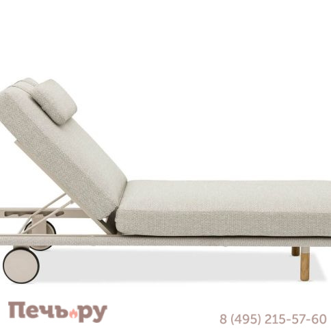 Комплект лежаков Brafritid Avesta серый, тик/алюминий/веревка фото 6