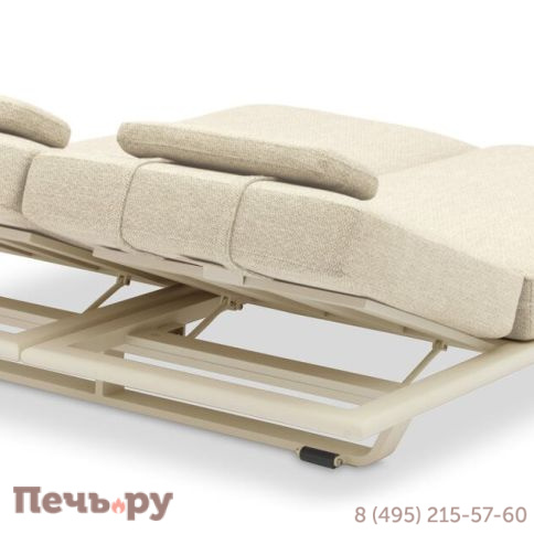 Комплект лежаков Brafritid Gotland бежевый, алюминий/тик фото 17