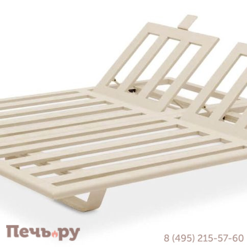 Комплект лежаков Brafritid Gotland бежевый, алюминий/тик фото 18