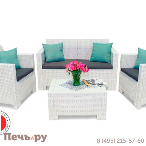 Комплект мебели NEBRASKA SOFA 2 (2х местный диван), белый фото 10