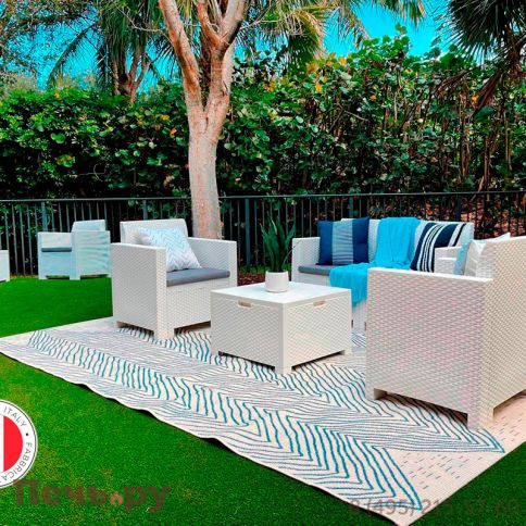 Комплект мебели NEBRASKA SOFA 2 (2х местный диван), белый фото 2