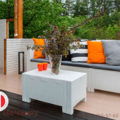 Комплект мебели NEBRASKA SOFA 3 (3х местный диван), белый фото 12