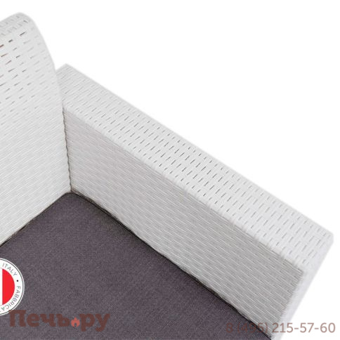 Комплект мебели NEBRASKA SOFA 3 (3х местный диван), белый фото 6