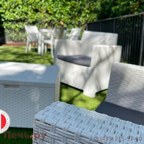 Комплект мебели Bica NEBRASKA TERRACE Set (стол, 2 кресла), белый фото 4