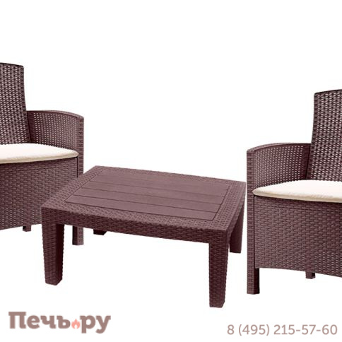 Комплект мебели Bica Rosario Balcony Set, цвет коричневый фото
