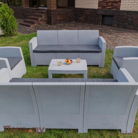 Комплект мебели Royal Family GRAND LANA XL светло-серый фото 2