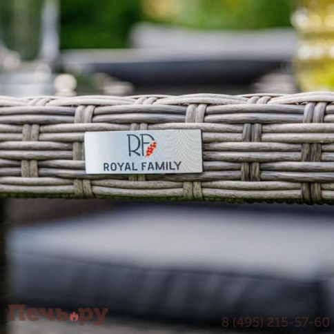 Комплект мебели Royal Family Karl Plus серого цвета фото 6