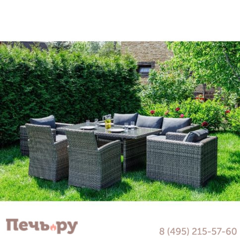 Комплект мебели Royal Family Karl Plus серого цвета фото