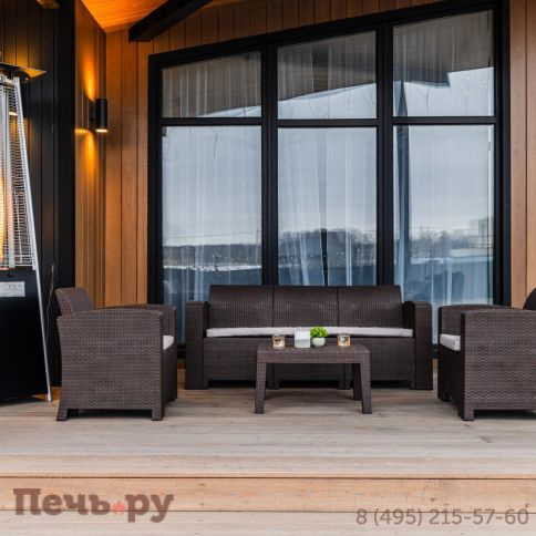 Комплект мебели Royal Family LANA LUX М коричневый фото 2