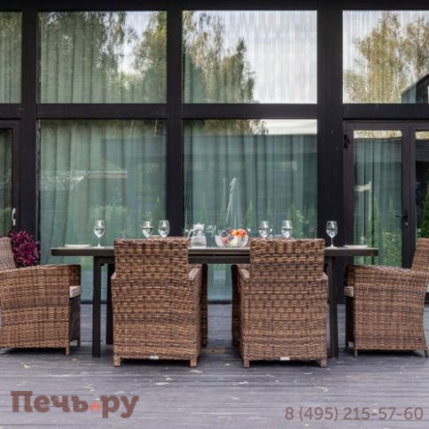 Комплект мебели Royal Family Ludwig + Fiona коричневого цвета фото 2