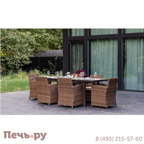 Комплект мебели Royal Family Ludwig + Fiona коричневого цвета фото