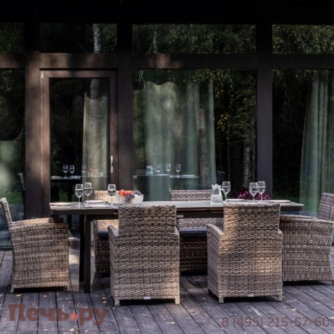 Комплект мебели Royal Family Ludwig + Fiona серого цвета фото 2