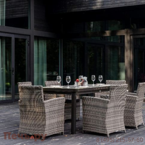 Комплект мебели Royal Family Ludwig + Fiona серого цвета фото 4