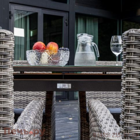 Комплект мебели Royal Family Ludwig + Fiona серого цвета фото 6