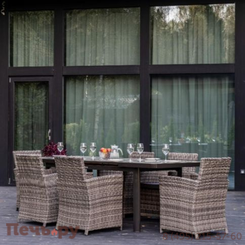 Комплект мебели Royal Family Ludwig + Fiona серого цвета фото