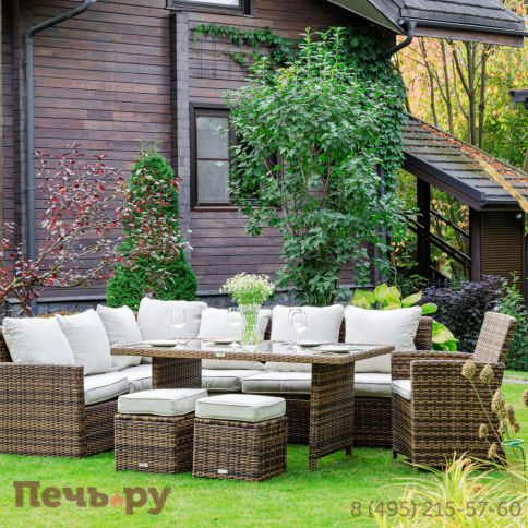 Комплект мебели Royal Family Zorro Plus коричневого цвета фото 5